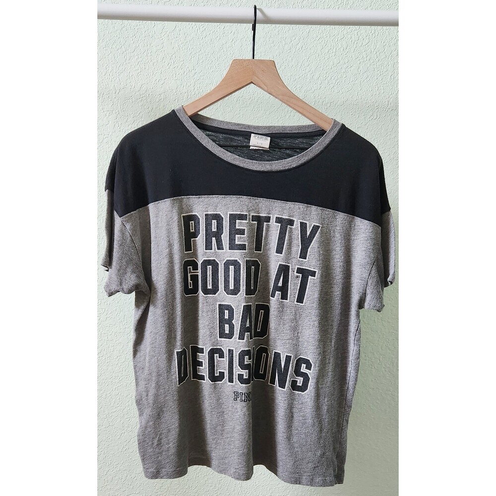 VS PINK: Bad Decisions workout t-shirt